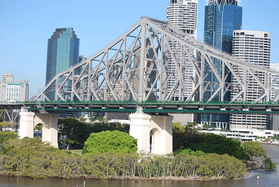 Brisbane, Bridge, Engineering, architecture, built structure HD wallpaper
