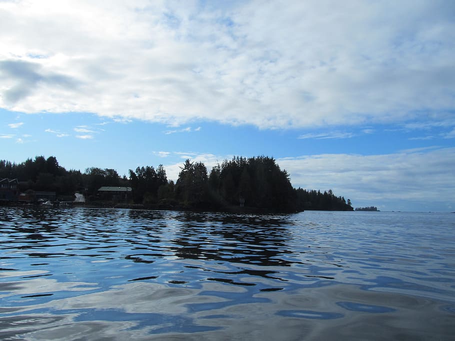 canada, landscape, sky, water, cloud - sky, tranquility, tranquil scene HD wallpaper