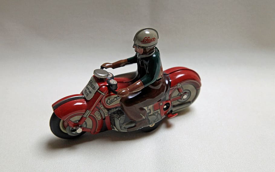 Motorcycle, Model, Children, Toys, children toys, oldtimer HD wallpaper