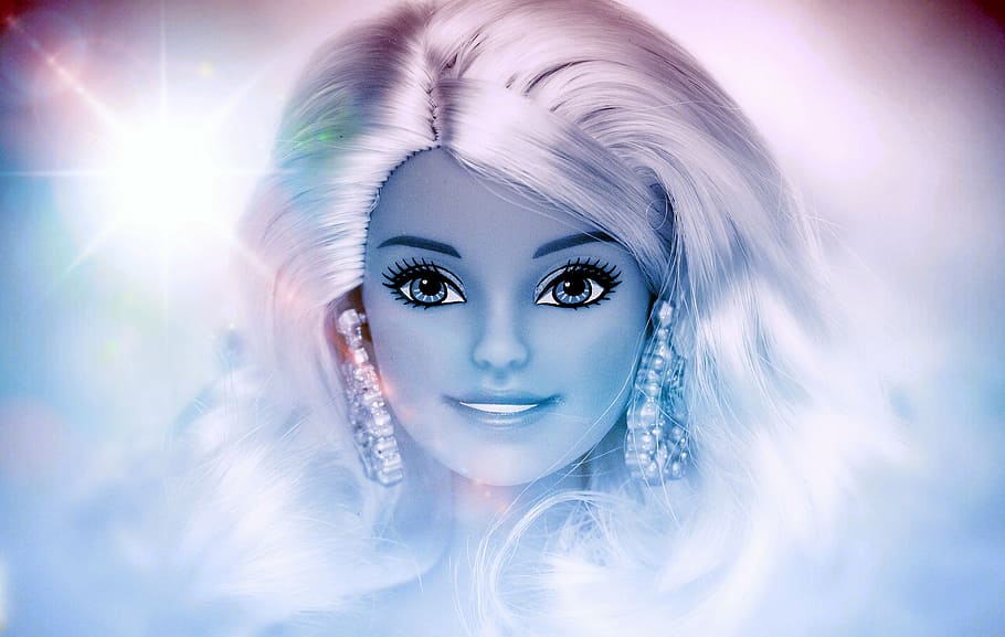 Barbie image poster, beauty, pretty, doll, charming, children toys