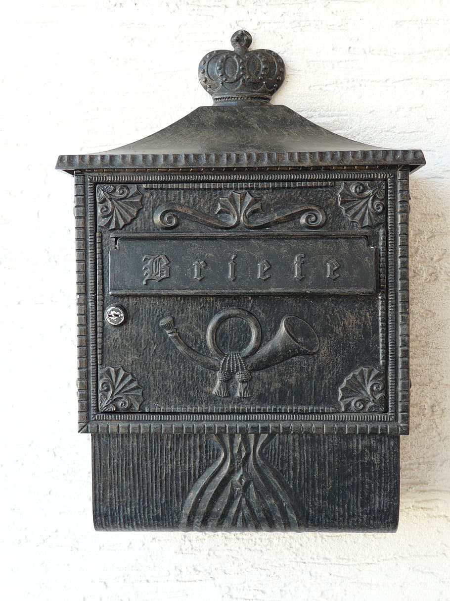 mailbox, post, blacksmithing, metal, house entrance, letter boxes HD wallpaper