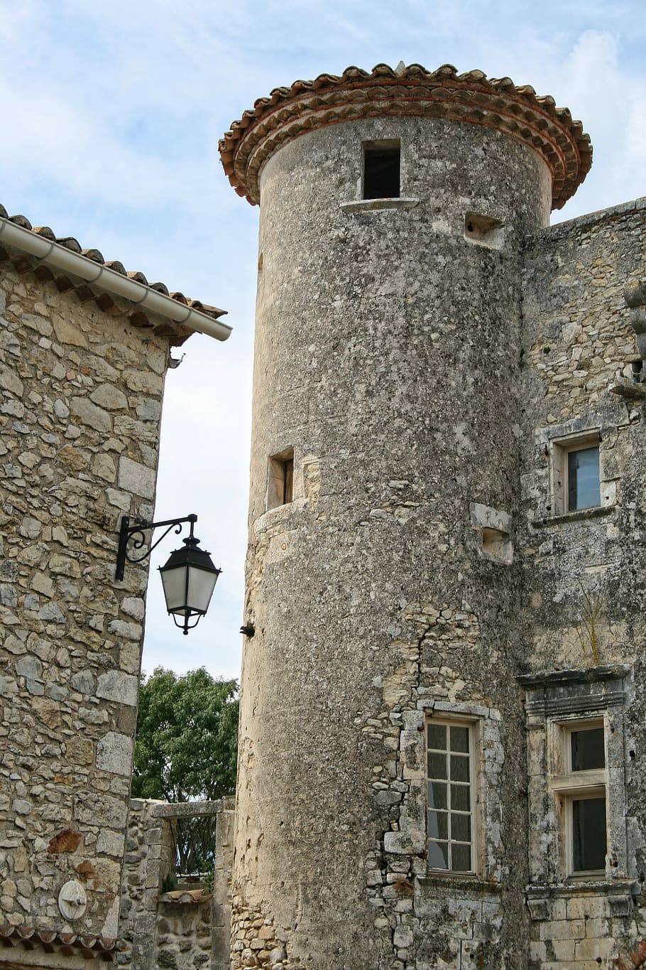 France, Gard, Provence, Tower, Lantern, building exterior, architecture HD wallpaper