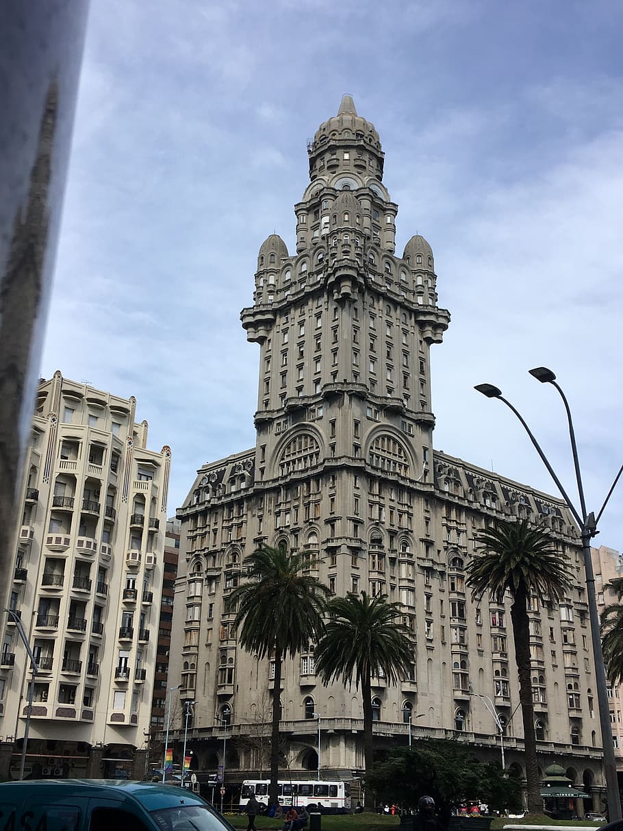 palace, montevideo, uruguay, architecture, old, facade, building