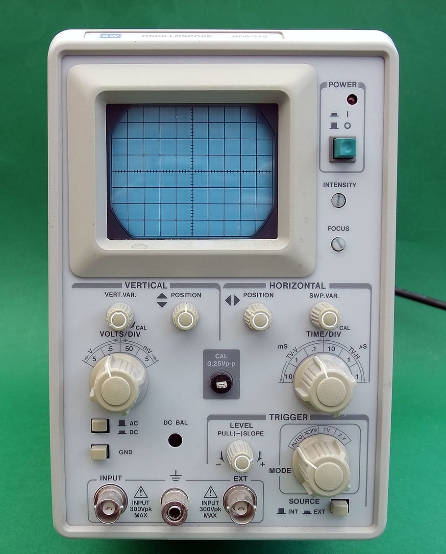 oscilloscope, visual, test, equipment, electronics, technology HD wallpaper