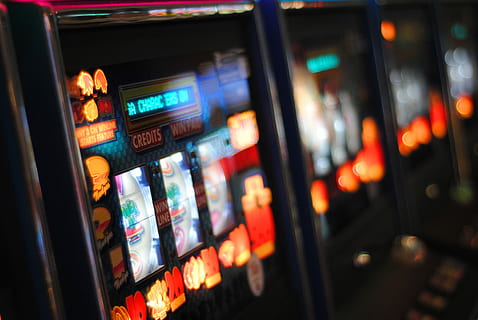 HD wallpaper: 3 Jackpot Vegas Hits slot machines with turned-lights, slots - Wallpaper Flare