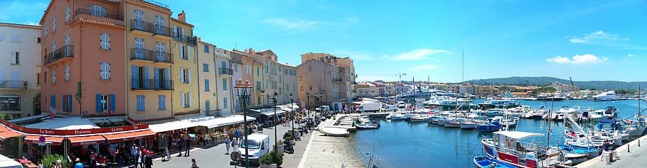 saint tropez, landscape, view, architecture, building exterior HD wallpaper