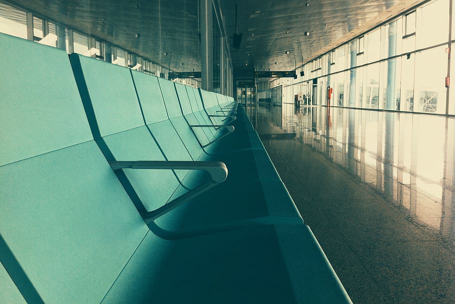 indoor, perspective, interior, empty, light, modern, architecture HD wallpaper