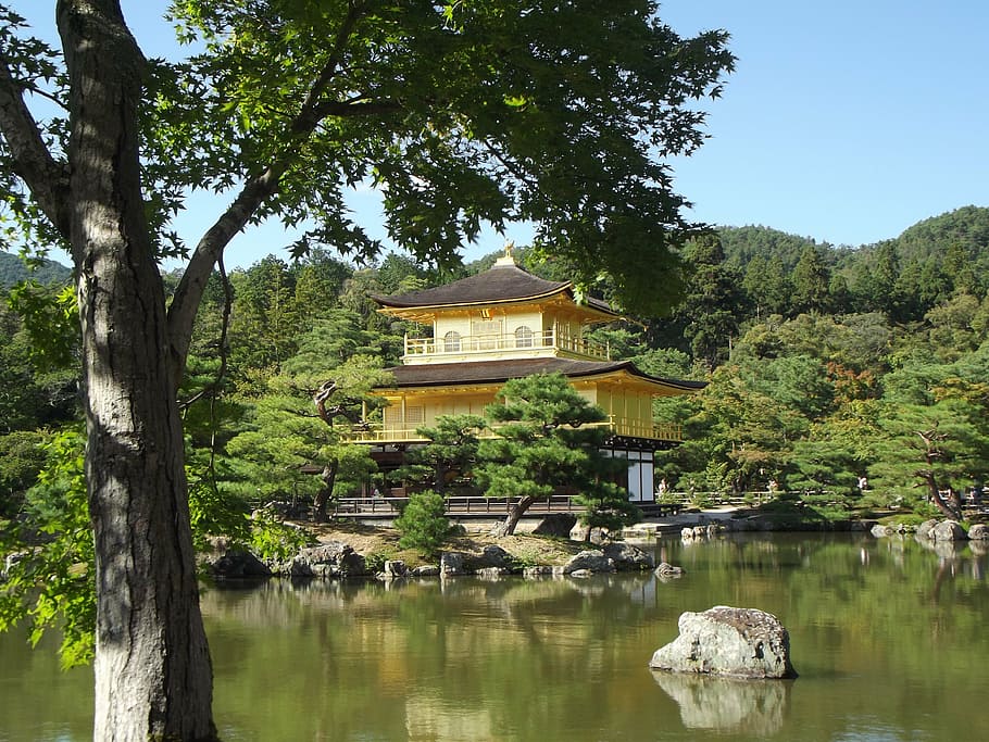 kyoto, shrine, zen, japan, japanese, asian, culture, nature, HD wallpaper