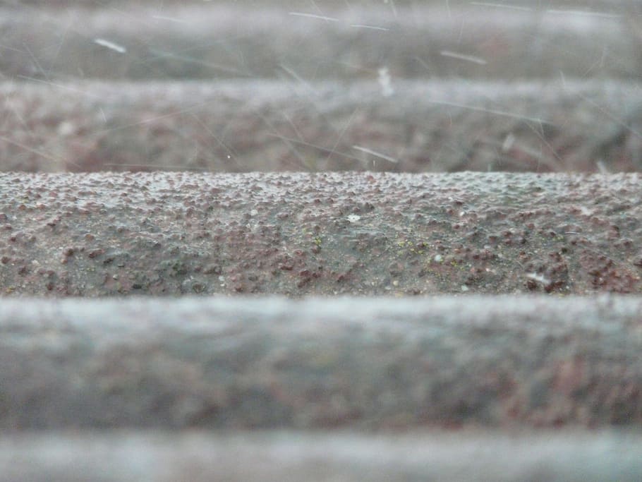 raindrop, inject, rain splashes, downpour, roof, roofing, storm HD wallpaper