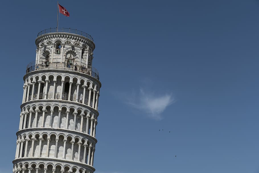 Leaning Tower of Pisa, Italy, Leaning Tower of Pisa, bell tower, HD wallpaper