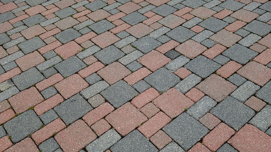 patch, brick, pattern, paving stones, regularly, geometry, backgrounds HD wallpaper