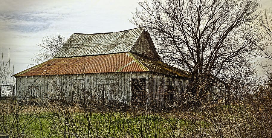 barn, rustic, barns, ohio, digital art, rural, scenic, country HD wallpaper