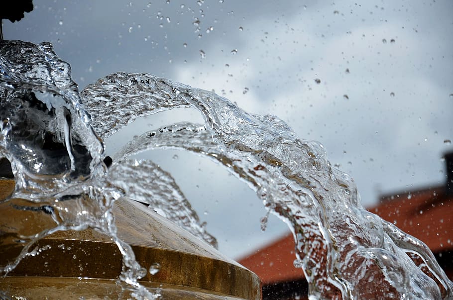 cold, water, drink, ice, clean, clear, close-up, cool, drop, flow HD wallpaper