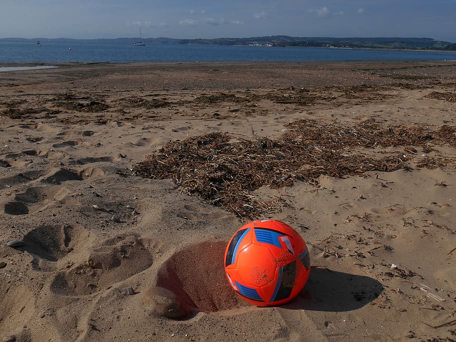 1920x1080px | free download | HD wallpaper: football, beach, sand, sea