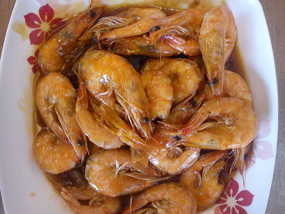 Shrimp, Seafood, Fresh, Gourmet, shellfish, dinner, meal, cuisine HD wallpaper