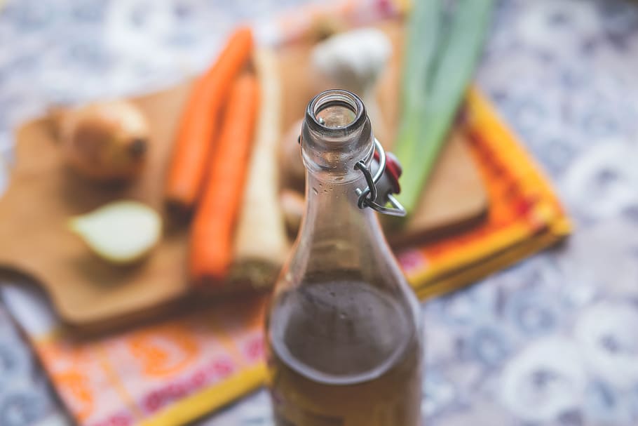 blur, bottle, close-up, color, container, cooking, drink, food HD wallpaper