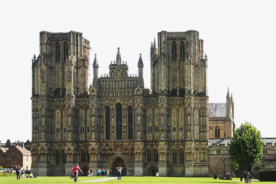 wells, cathedral, architecture, gothic, medieval, historic HD wallpaper
