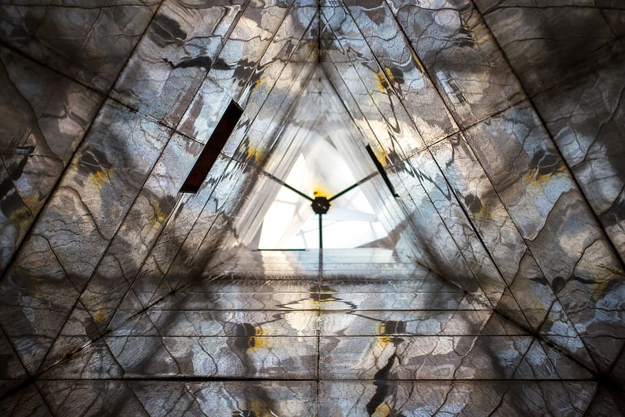 close-up photo of gray abstract art, mirrow, lighthouse, lighthouse mirror HD wallpaper