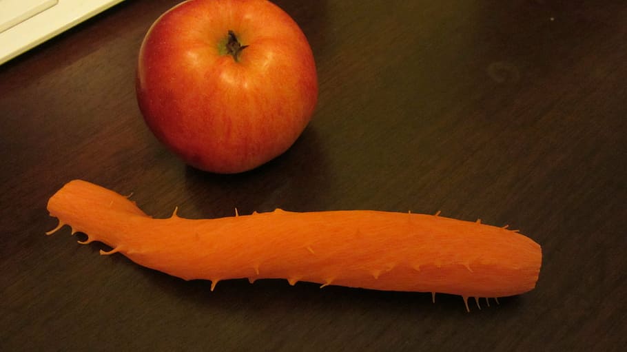 carrot, vegetable, apple, fruit, food and drink, healthy eating HD wallpaper
