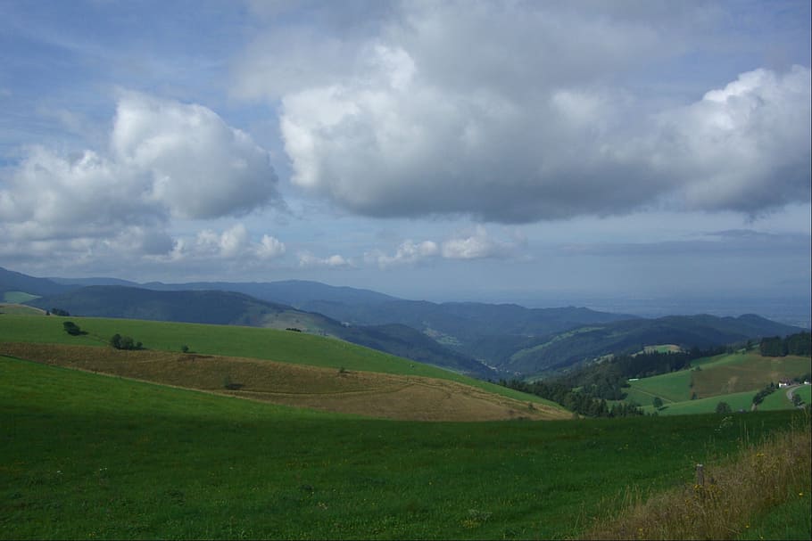 reported, mountains, schauinsland, münstertal, black forest, HD wallpaper