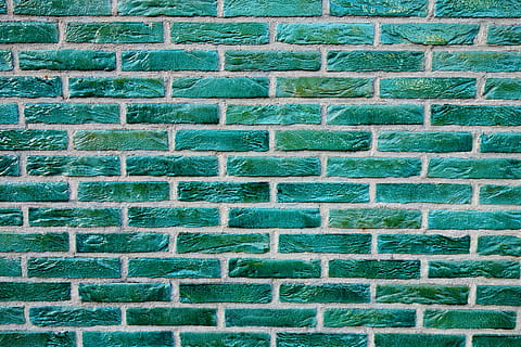 Green Brick Wallpaper Stock Photo  Download Image Now  2015 Abstract  Backgrounds  iStock