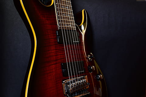 guitar, eight strings, seven-string, guitars, shcheckter, instrument HD wallpaper