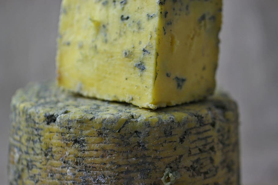 cheese, blue, mold, home, production, food, yellow, close-up, HD wallpaper