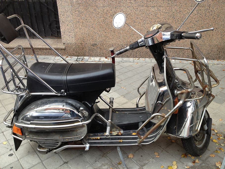 scooter, moto, mode of transportation, land vehicle, stationary HD wallpaper