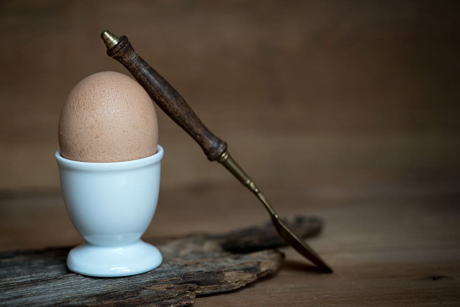 egg, hen's egg, brown egg, eggshell, food, nutrition, eat, oval HD wallpaper