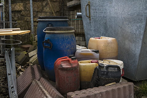 Industry, Canister, Plastic, Old, old factory hall, lost places HD wallpaper