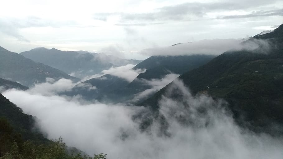 arashi, cloud, the scenery, mountain, scenics - nature, beauty in nature HD wallpaper