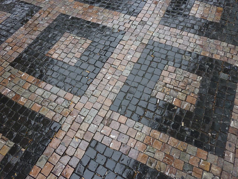 paving, prague, pavers, full frame, high angle view, backgrounds