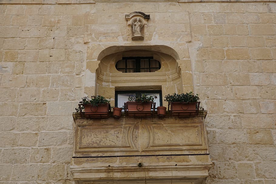 Window, Wall, Balcony, Malta, Home, architecture, built structure HD wallpaper