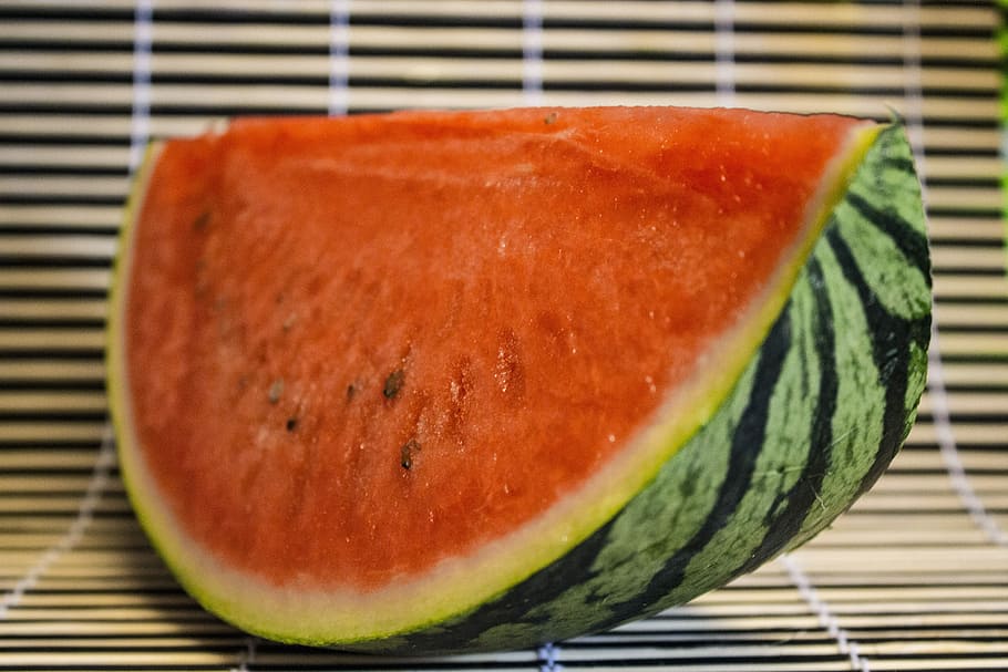Watermelon, Red, Green, Fruit, Food, sweet, healthy, summer HD wallpaper