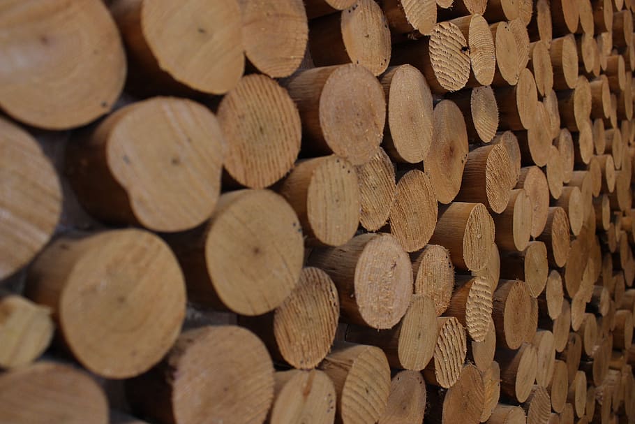 wood, background, wall, large group of objects, stack, full frame HD wallpaper