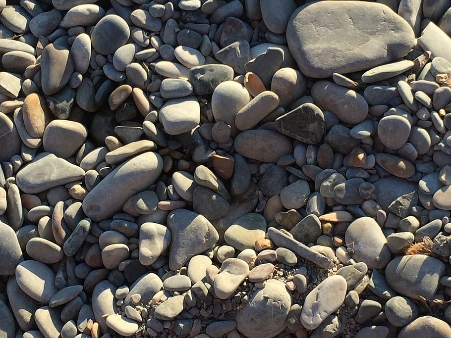sassi, beach, pebble beach, stones, rock, solid, stone - object HD wallpaper