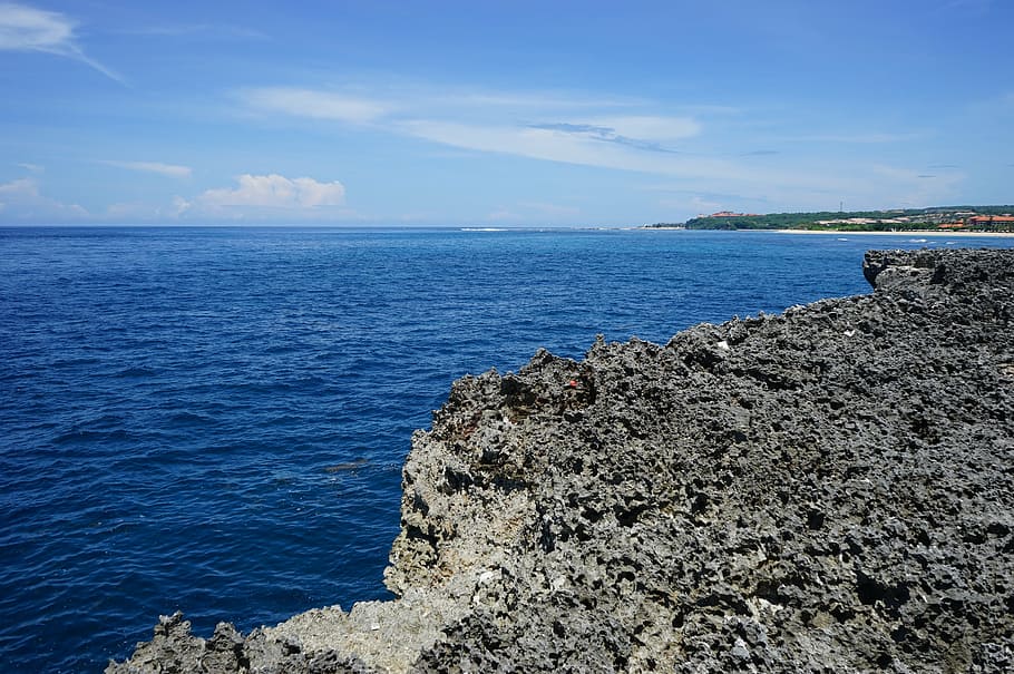 indonesia, bali, waves, summer, the heat, bathing beach, island HD wallpaper