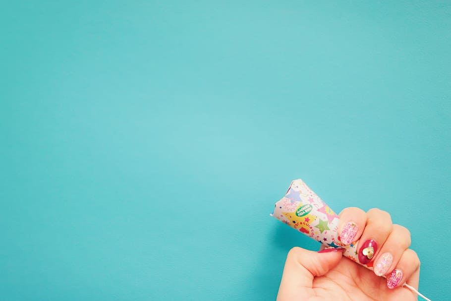 person holding multicolored cone, human Hand, close-up, people HD wallpaper