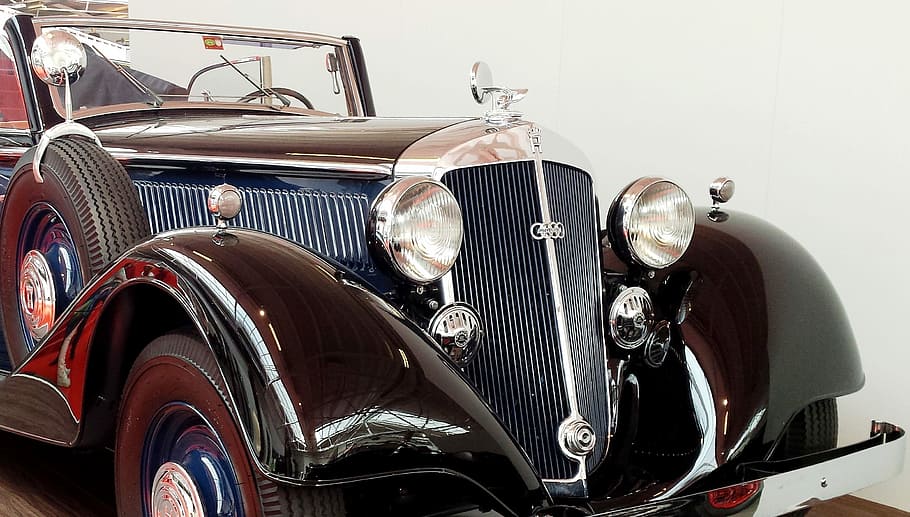 Old Timer, Car, Vintage, Classic, automobile, transport, grill HD wallpaper