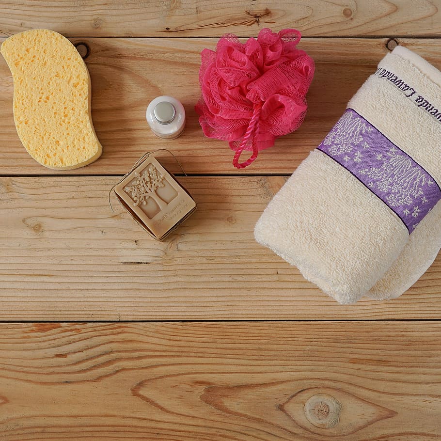 Hygiene, Spa, Soap, Natural, Towel, sponge, washing, beauty, HD wallpaper
