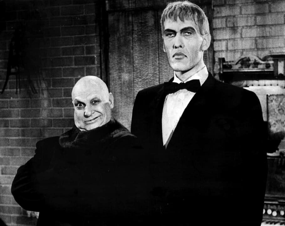 black suit jacket, jackie coogan, ted cassidy, actor, television, HD wallpaper