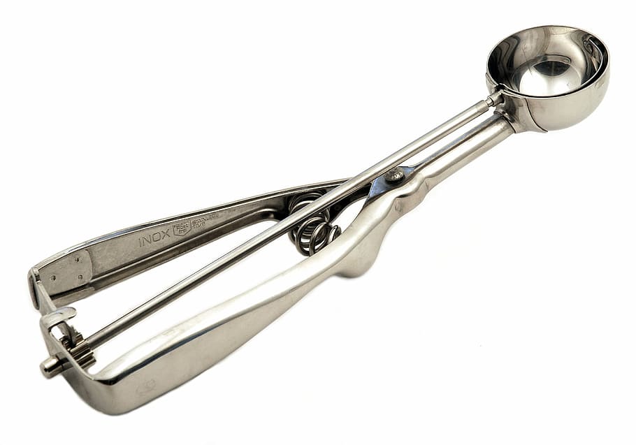 Kitchen, Scooper, Small, silver - metal, silver colored, cut out HD wallpaper