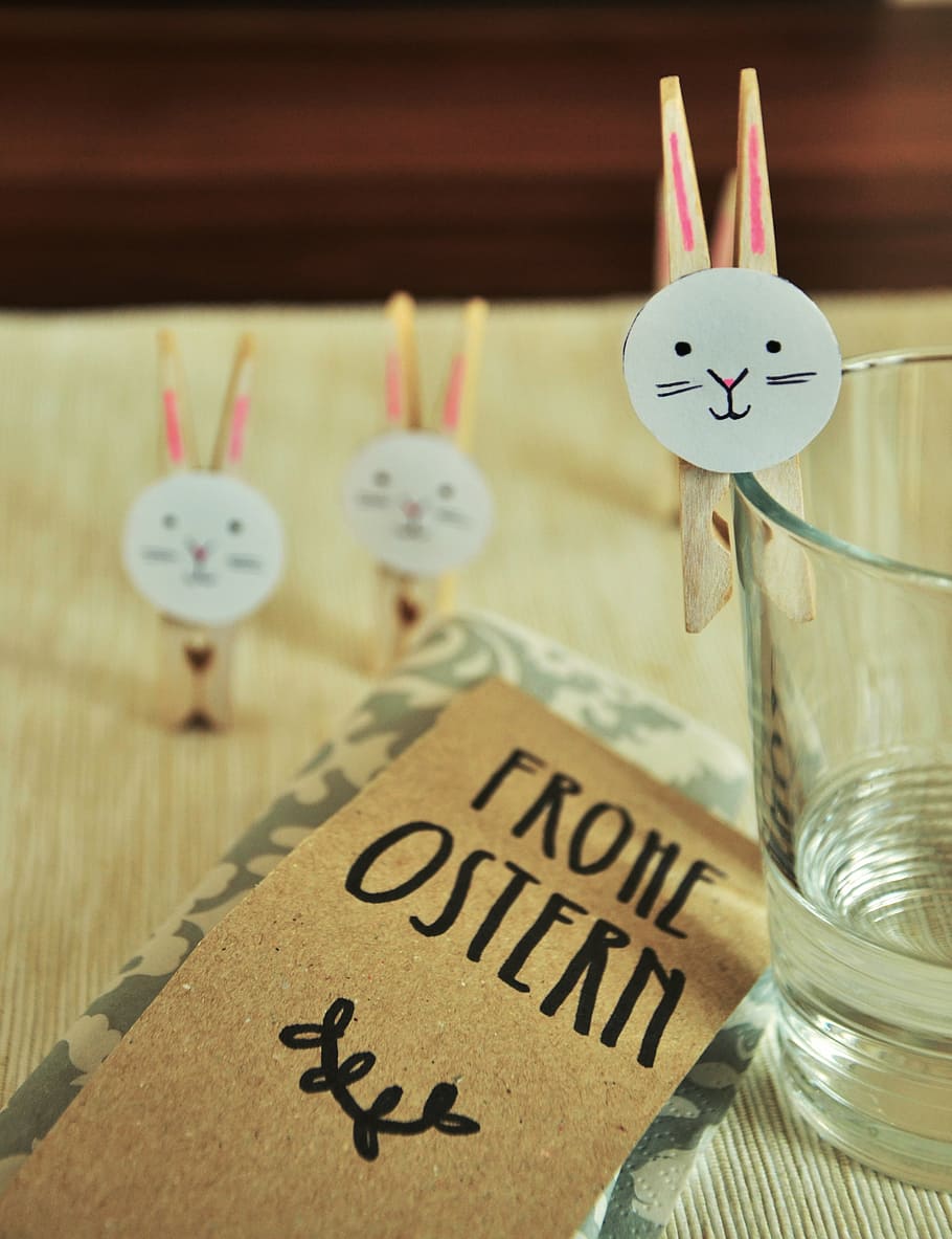 easter, tinker, easter decoration, table decoration, glass HD wallpaper