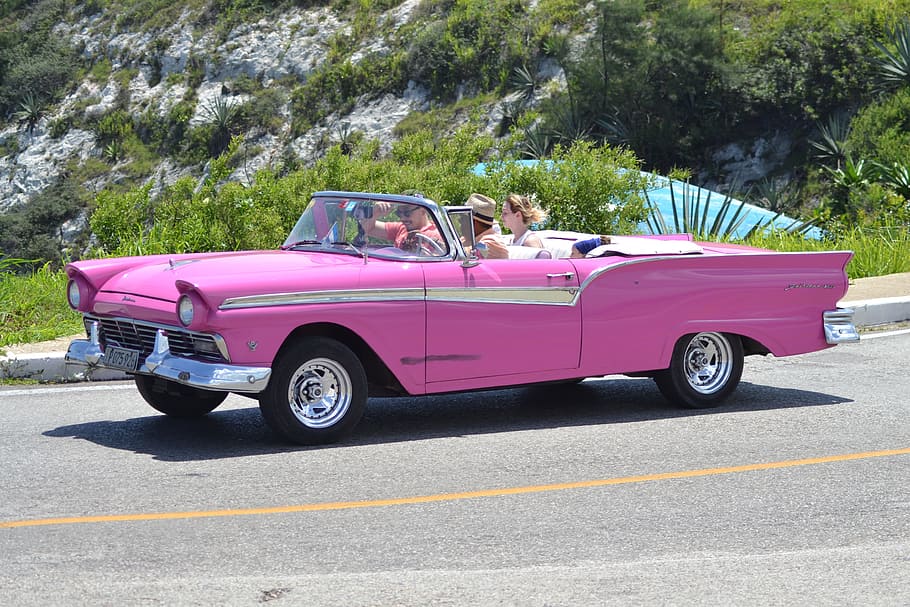 havana, old, cuba, transportation, mode of transportation, car HD wallpaper