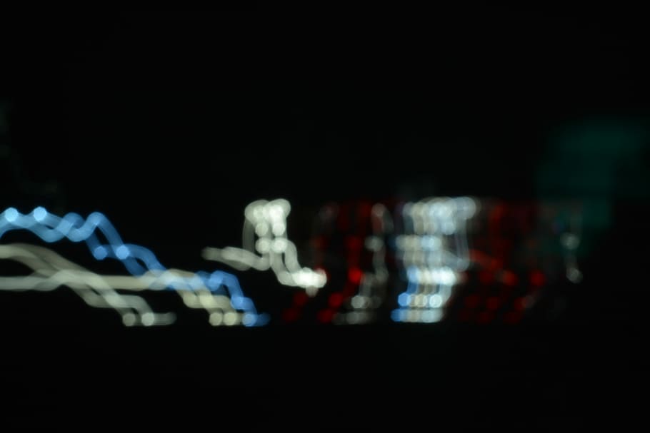 untitled, night, dark, lights, car, connection, black background HD wallpaper