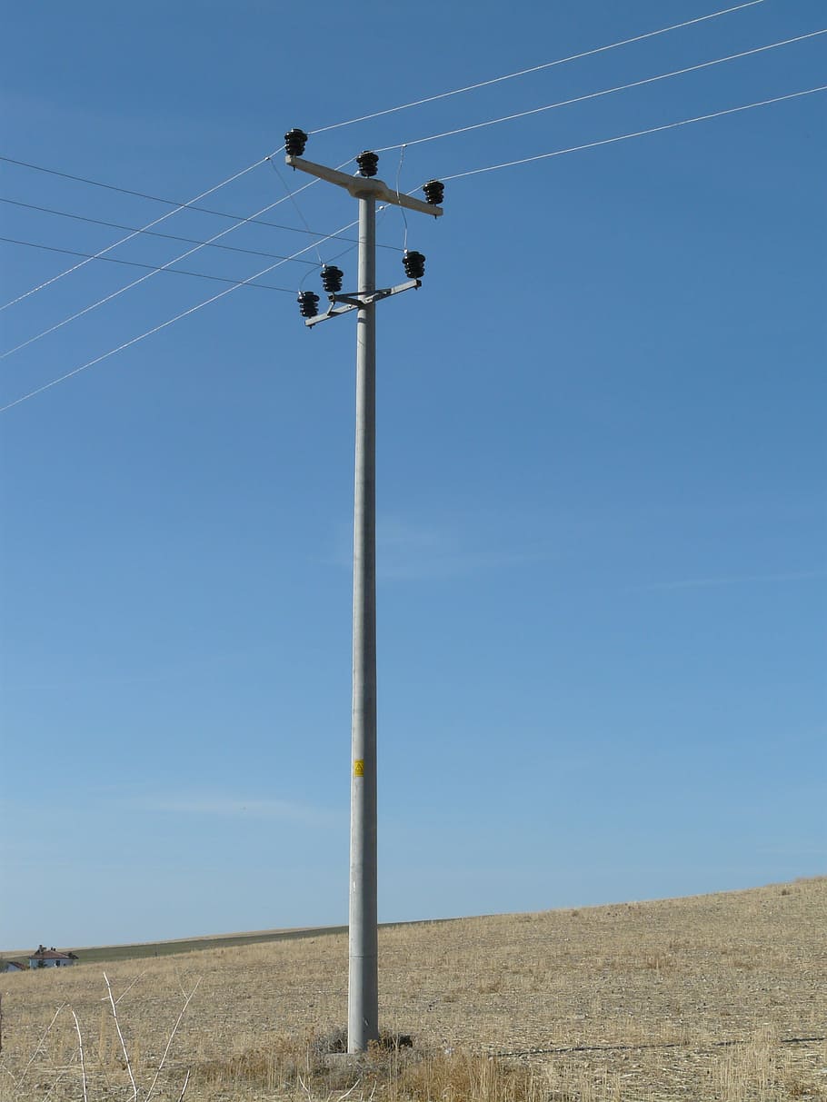 strommast, electricity, current, pylon, power line, energy HD wallpaper