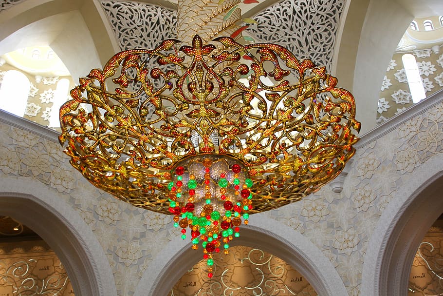 abu dhabi, mosque, architecture, building, orient, decoration HD wallpaper