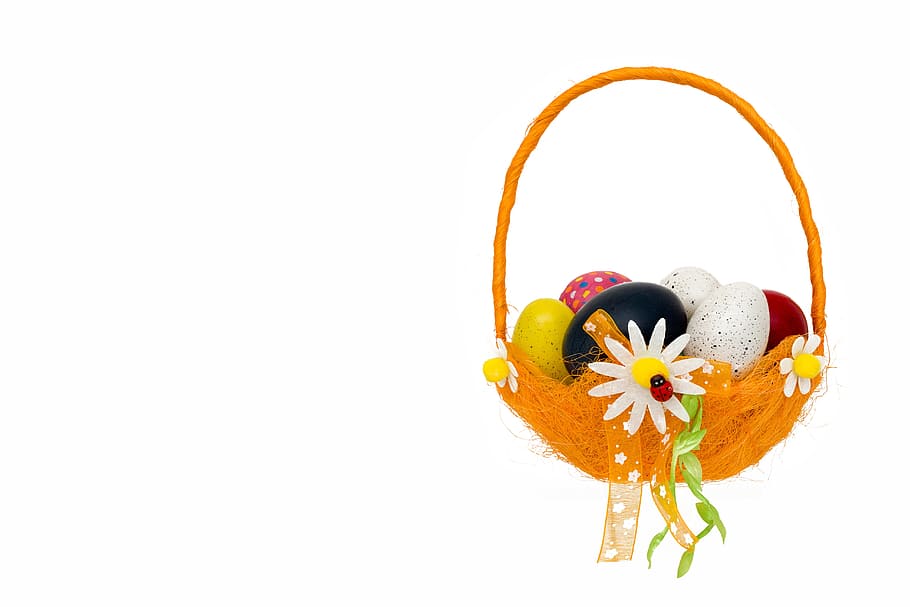isolated, easter eggs, nature, desktop, bright, decoration HD wallpaper