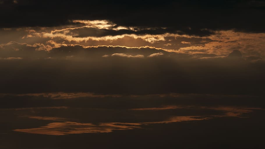 Clouds, Dusk, Nature, Sunset, Light, sky, twilight, outdoor HD wallpaper