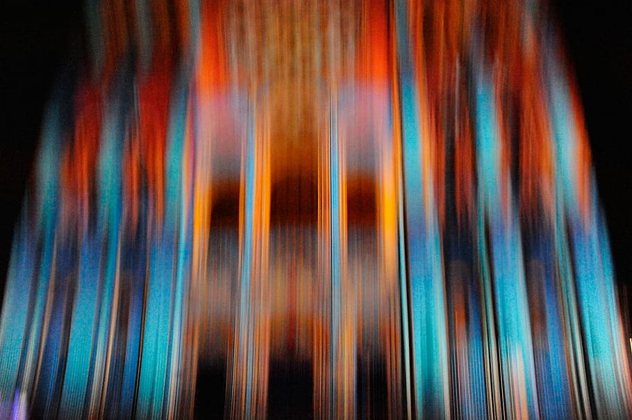 Light, Abstract, Design, blurred motion, backgrounds, multi colored HD wallpaper